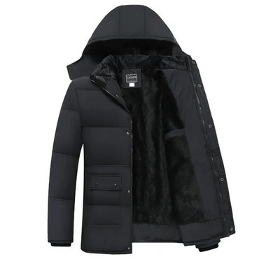 Winter Coat Men Fashion Mens Parkas Thicken Male Thick Warm Coat Parkas Hooded W
