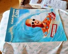 Vintage 1986 Max Headroom Coke Coca-Cola 14x17 Poster Catch The Wave NOS Ocean
