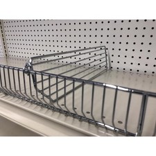 Trion Wire Bin Divider, 3"x16", Chrome, 20-Pack, Durable for Wire Baskets