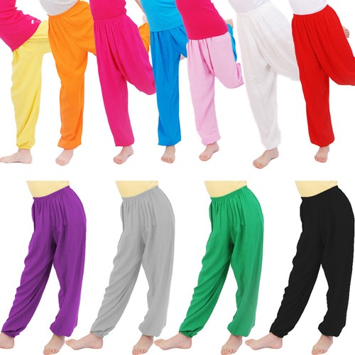 Women Kids Boho Trousers Hippies Aladdin Harem Yoga Bloomers Baggy Loose Pants· - Picture 3 of 36