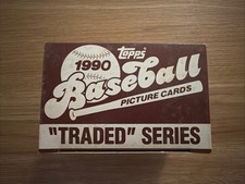 1990 Topps Traded Baseball Cards Complete Factory Set 1T-132T