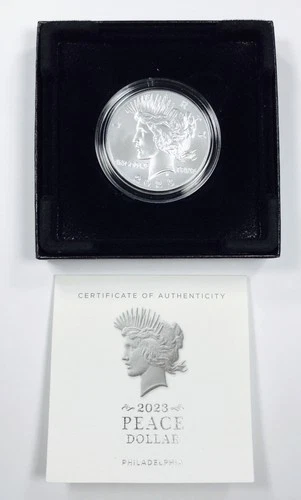 2023 P PEACE DOLLAR US MINT! REMARKABLE 999 FINE SILVER COLLECTOR COIN! NR#G3668