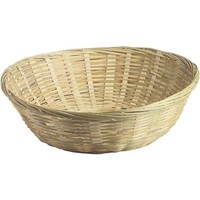 Korbschale Bambussplitt, Rund, HöHe: 80 Mm, ø: 230 Mm