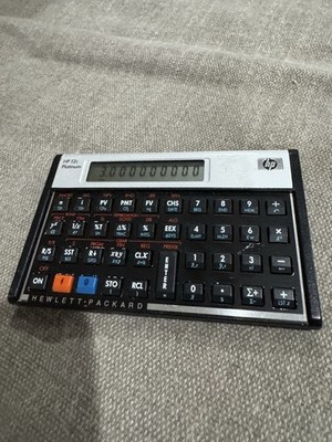 Hewlett Packard HP 12C Platinum Financial Calculator GUC
