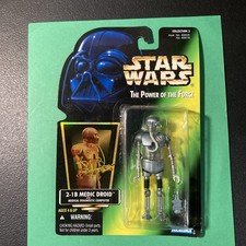 Star Wars Power of the Force 2-1B Medic Droid Actionfigur 1996 Kenner NEU