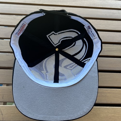 Chicago White Sox The Game Big Logo Custom Snapback Hat Rare Black Dome - Picture 10 of 13