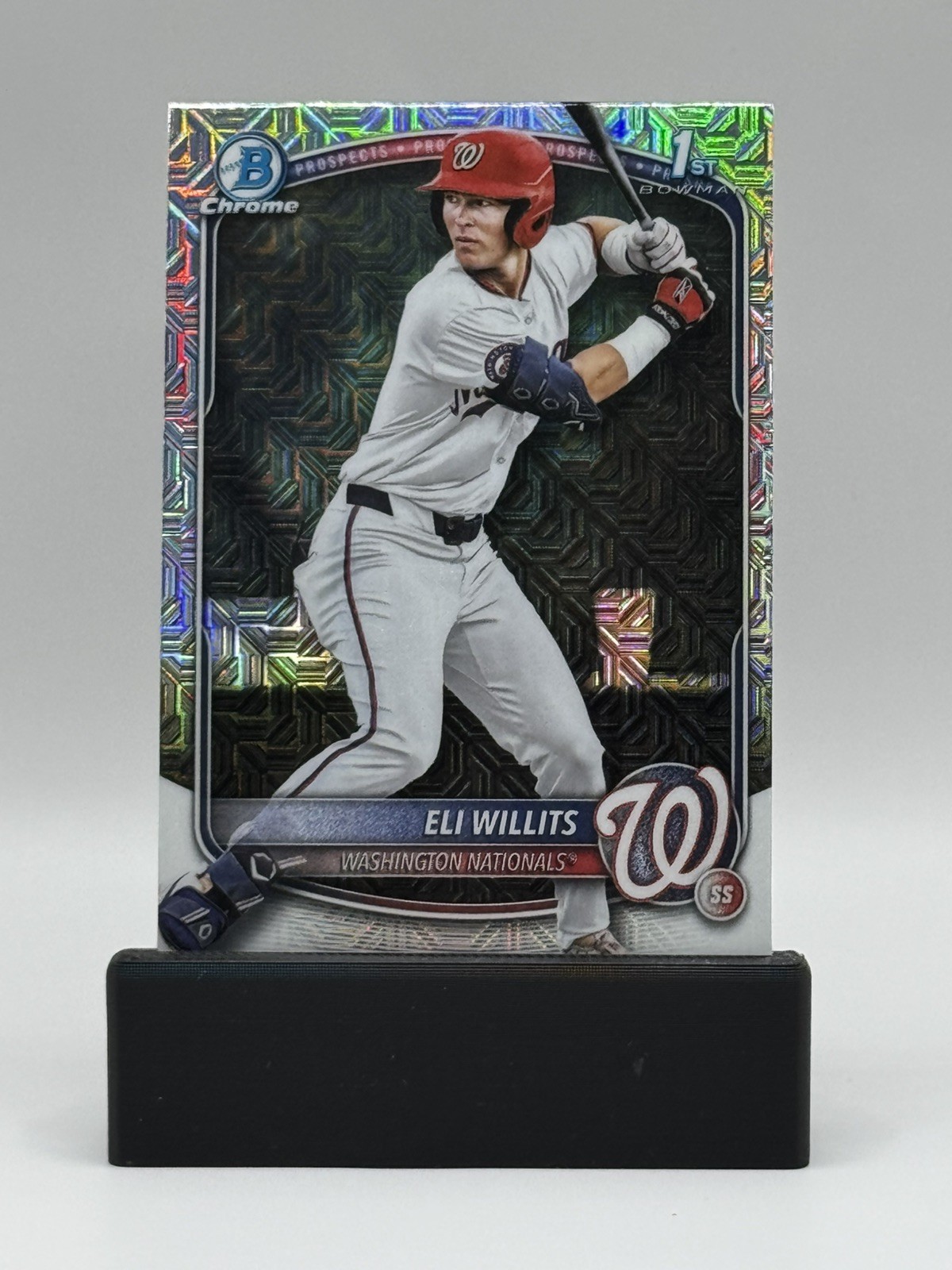 2025 Bowman Draft Eli Willits Chrome Mojo Refractor 1st #BDC-1 Nationals