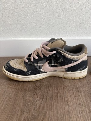 Nike SB Dunk Low Cactus Jack Travis Scott Skateboarding Shoes Black US 9.5