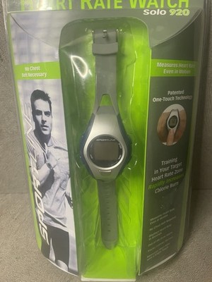 Sportline Pulsuhr EKG genau Fitness Tracker Monitor Solo 920 grau