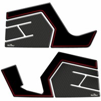Aufkleber 3D Kompatibel Mit Suzuki V-Strom 650 2017-2023 Rot HandschüTzer