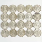 20x 1941 & 1942 BU Walking Liberty Half Dollars 50c 31508