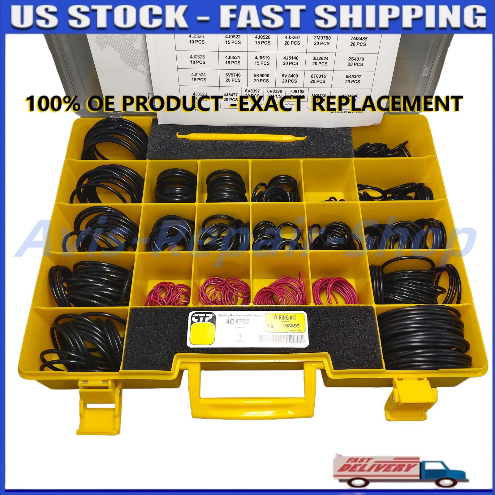 NEW OEM 4C-4782 (270-1528) For Caterpillar O-RING KIT - MADE IN USA