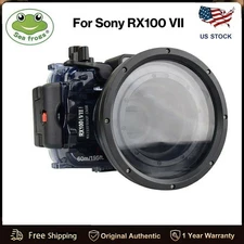 Seafrogs 60m/195ft Diving Camera Waterproof Housing Case for Sony RX100 VII M7