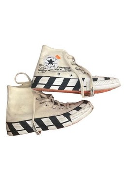 Converse X Off-White Chuck 70 Hi Stripe White - S.37,5 - Virgil Abloh - Unisex sehr guter Zustand