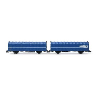 Arnold HN6698 Set 2 Planenwagen Hilfswagen Mailand FS Spur N