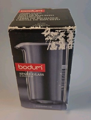 BODUM Spare Glass Beaker .35L, 10oz (1503-10) Open Box 