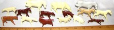 Marx 54mm farm playset animals x 15