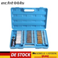 "Kfz BüRsten Sortiment 38 Tlg. MessingbüRsten DrahtbüRsten NylonbüRsten 1/4 \""