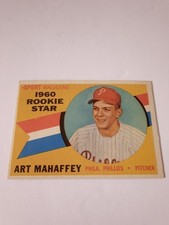 1960 Topps #138 Art Mahaffey Rookie Star Philadelphia Phillies EX‑NM Vintage MLB