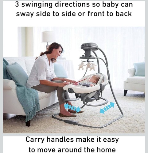 Graco DuetSoothe Swing and Rocker Sapphire-New!! - Picture 4 of 7