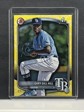 2025 Bowman Gary Gill Hill  /75 1st Bowman Yellow Bandana Pattern Rays #BP-55