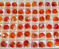 Swarovski 5000 8mm Round beads Fireopal AB 12pcs
