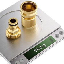 Brass Quick Disconnect Connectors 3/4 GHT Compatible with Standard Hoses