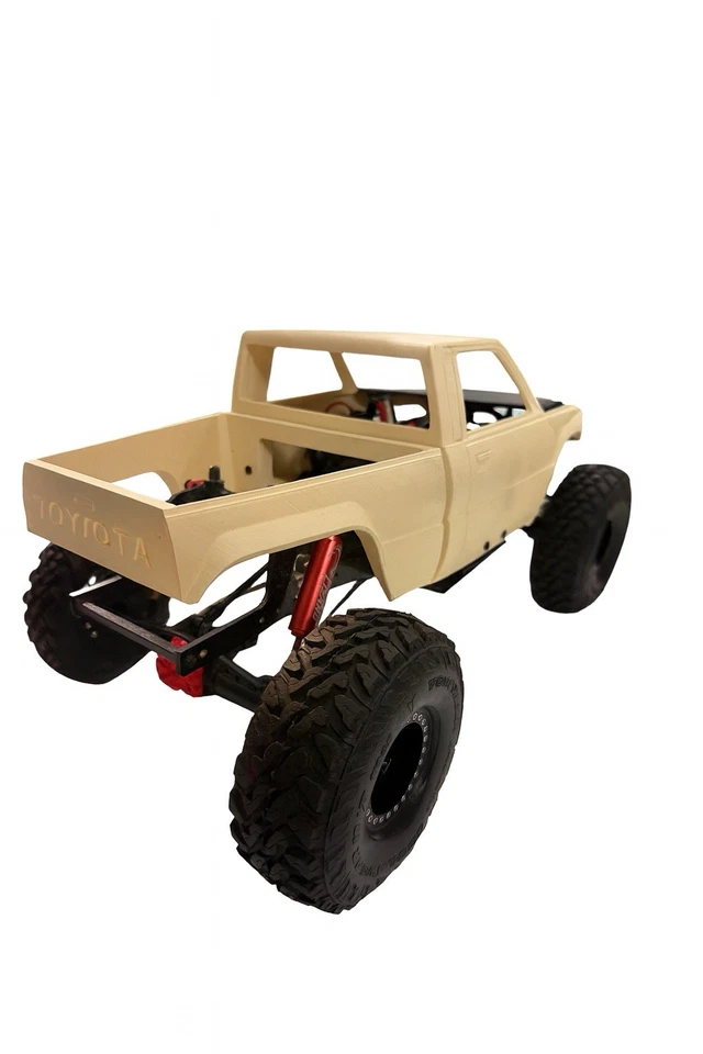 10 Scale 3D-Printed Toyota Pinched Comp Body – Fits Axial, Redcat, Traxxas- Body - Image 2 of 4