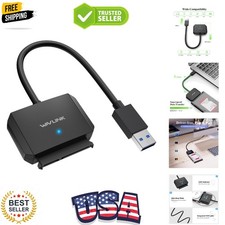 SATA to USB Type-A Hard Drive Cable, 5Gbps .0 to Sata Cable Support UASP, Ext...
