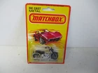 Matchbox Lesney Superfast SF50 Harley Davidson- tan with no rider, blistercard