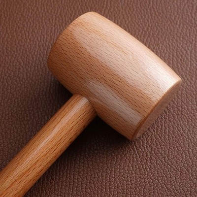 Diydeg Beech Wood Mallet, High Hardness, Damage-free Striking, Ideal Natural 