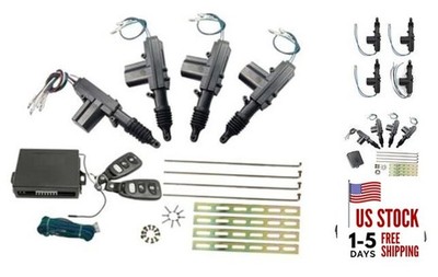 Power Door Lock kit, Universal keyless Entry car kit, Remote Door Lock kit + 