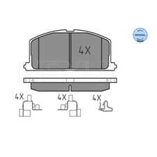 Meyle 025 208 7015 Bremsbelagsatz Scheibenbremse Vorne für Toyota Camry