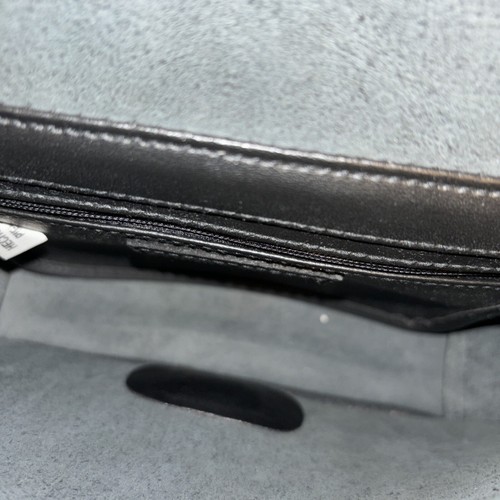 Vintage Hunt Club Umhängetasche schwarz Leder Drehverschluss rechteckig TOP* - Bild 9 von 11