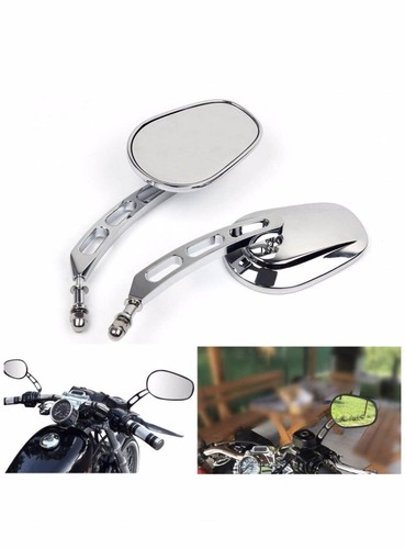 Side Mirrors for Harley Sportster Street Glide Electra Glide Softail Road Glide - Bild 2 von 8