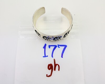 Hopi Handmade Cuff Bracelet 925 Silver Signed Alde Qumyintewa | eBay