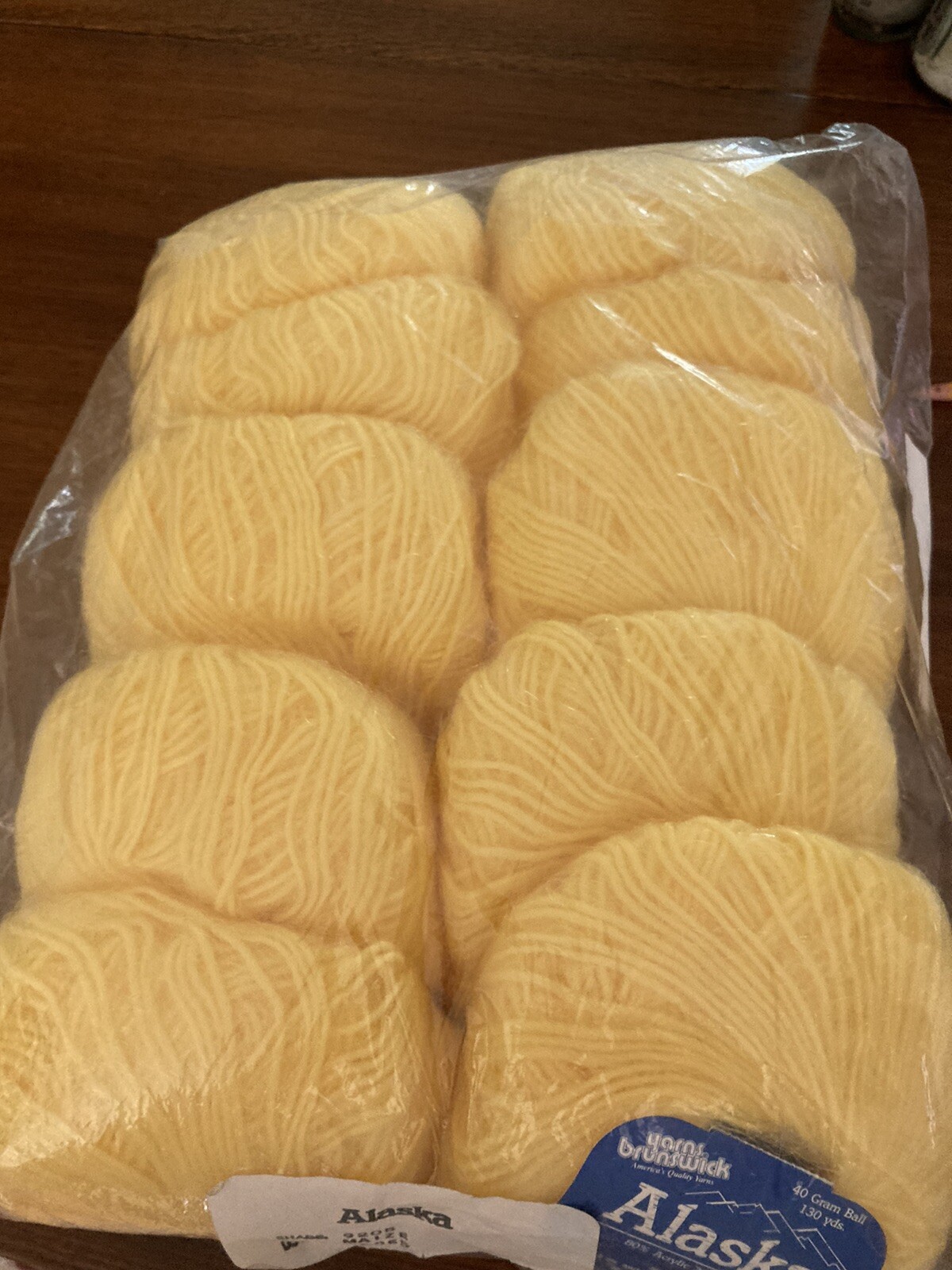 SALE HUGE LOT Alaska Yarn Ten 40 Gram Balls Maize Yellow yell eBay