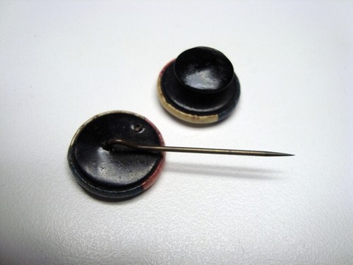 Vintage A L K Woman Eye Serpent Secret Society Pins - Set of 2 - Picture 2 of 2