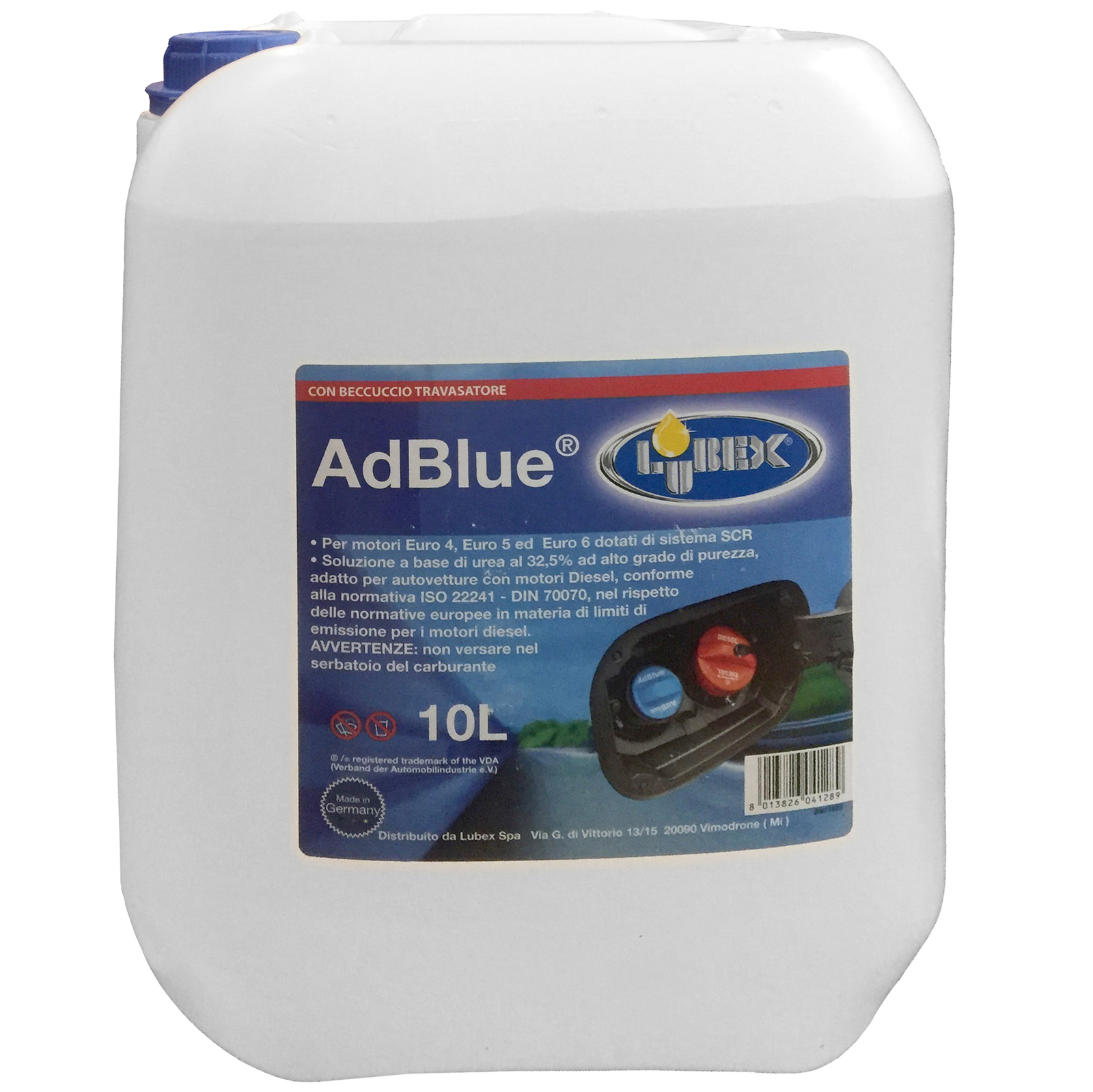 55871   ADDITIVO ADBLUE LUBEX LT.10 C/BECCUCCIO