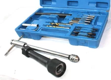 16pc Damaged Glow Plug Extractor Removal Repair Kit for Cylinder Heads 0.3" 0.4"