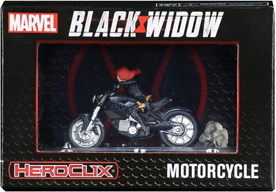 Marvel HeroClix: Black Widow Movie - Black Widow with Motorcycle