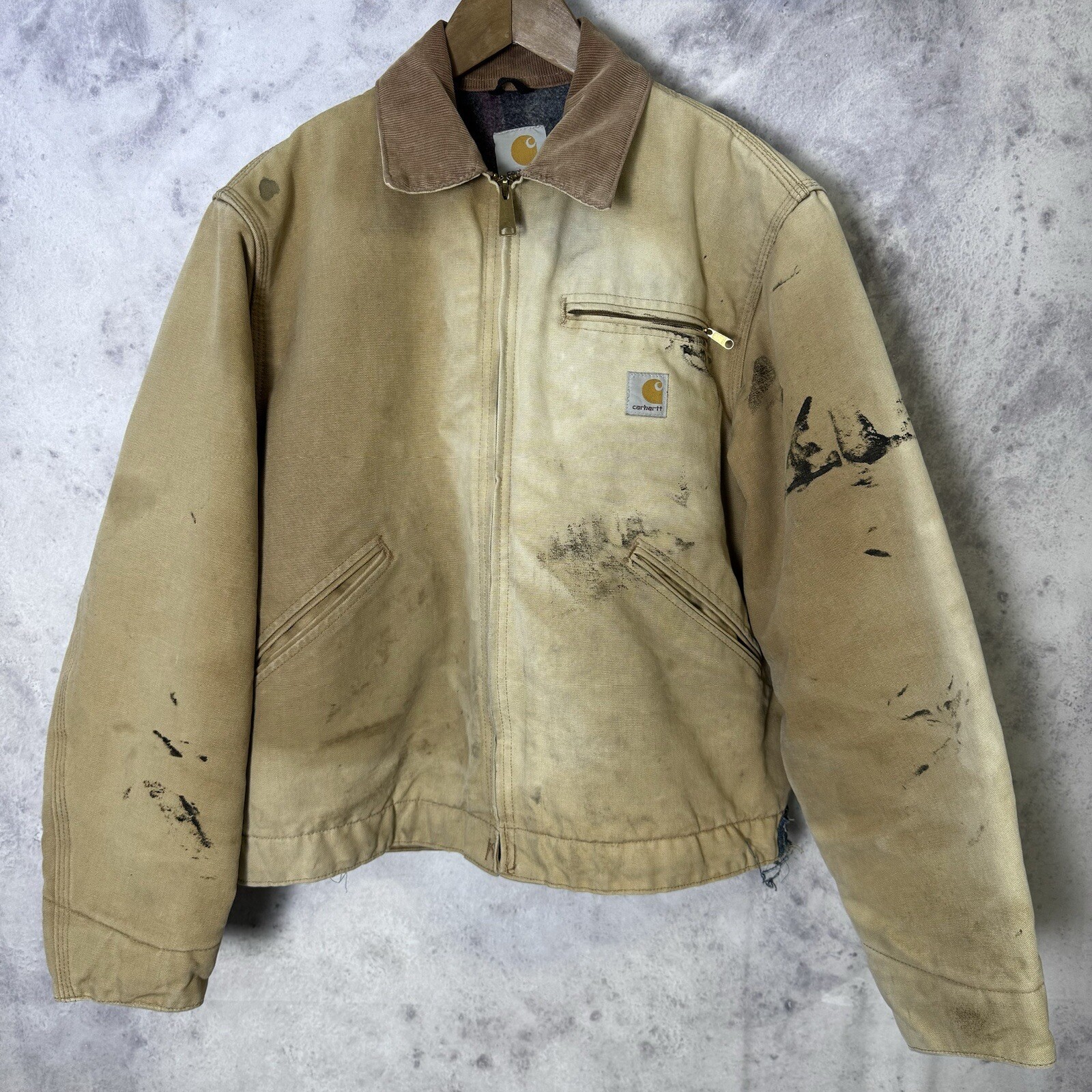 Carhartt Detroit Jacket Blanket Lined Mens 38 Regular… Gem