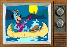 HUCKLEBERRY HOUND TV Fridge MAGNET 2" x 3" SATURDAY MORNING CARTOONS