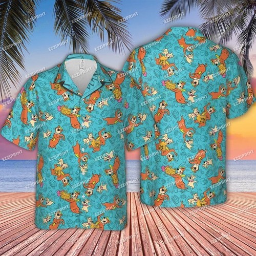 THE YOGI BEAR SHOW Patterns Hawaiian Shirt