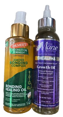 Palmers Coconut Oil Complex Bonding Healing Oil Mane Choice Alpha Growth Oil