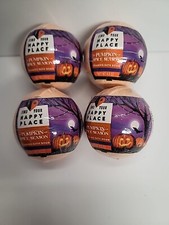 4 pcs FIND YOUR HAPPY PLACE PUMPKIN SPICED CREAM FOAMING BATH BOMB 4.6 oz