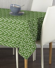 Green Christmas Holly Signature Tablecloth Assorted Sizes