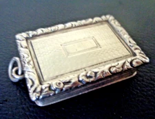 Georgian Antique Sterling Silver Dressing H/M 1825 London By William Simpson
