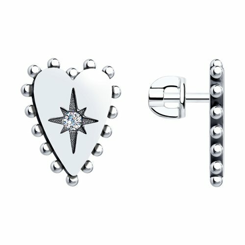 Ohrstecker Ohrringe 925 Silber Zirkonia Stein Ohrschmuck Damenschmuck-image