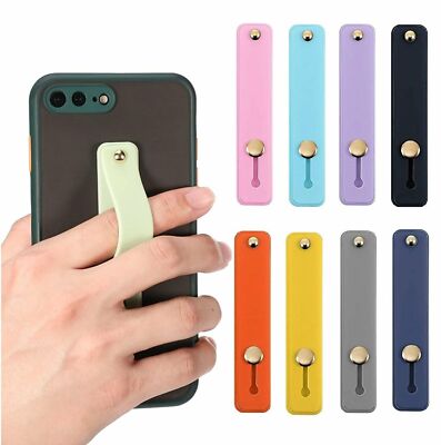 Self-adhesive Finger Grip Strap Phone Holder Kickstand for iPhone/iPad 